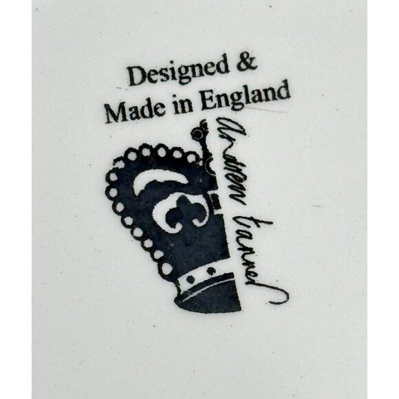 Set of 4 Andrew Tanner England Majestic Peacock Salad Plates Royal Stafford Lot1 - Picture 5 of 5